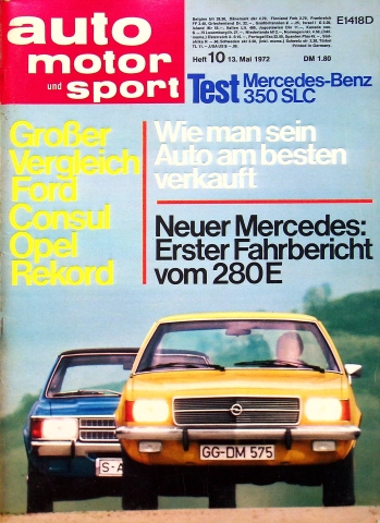 Deckblatt Auto Motor und Sport (10/1972)